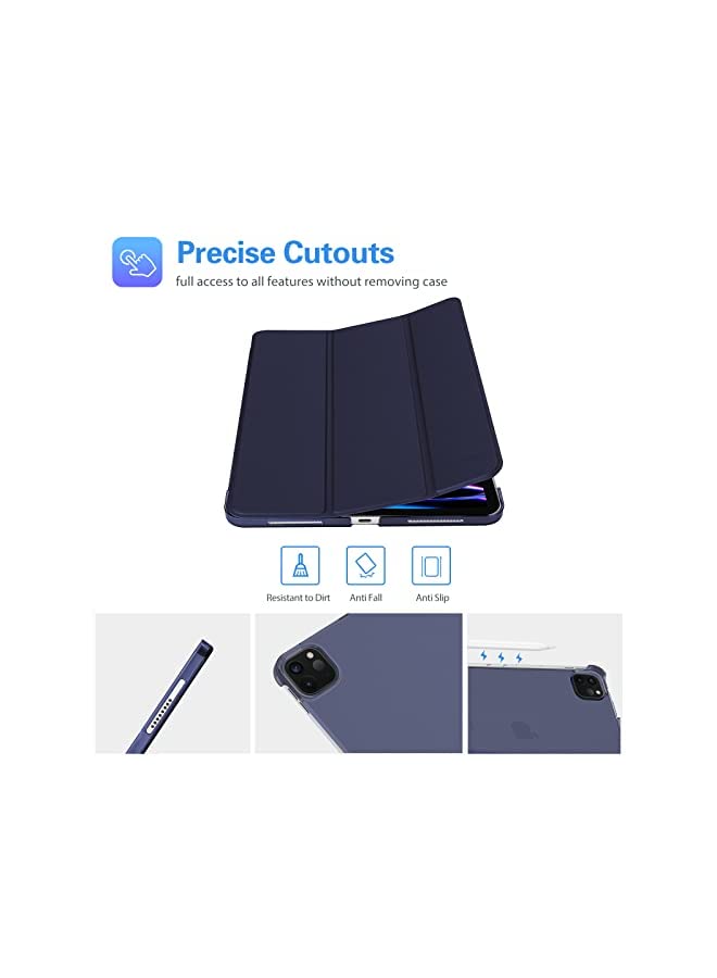 ProCase iPad Pro 11 Inch Case 2022/2021/2020/2018, Slim Stand Hard Back Shell Smart Cover for iPad Pro 11 Inch 4th Generation 2022/3rd Gen 2021/2nd Gen 2020/1st Gen 2018 -Navy
