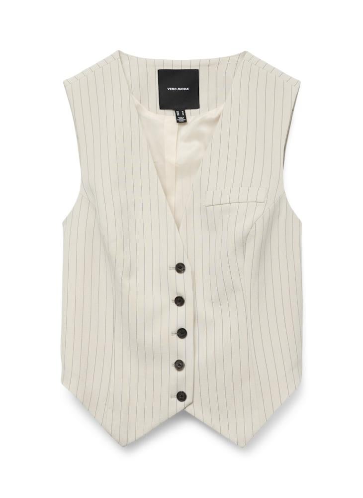 VERO MODA - Vmtroian Pintripe Tailored Vest - Image 1