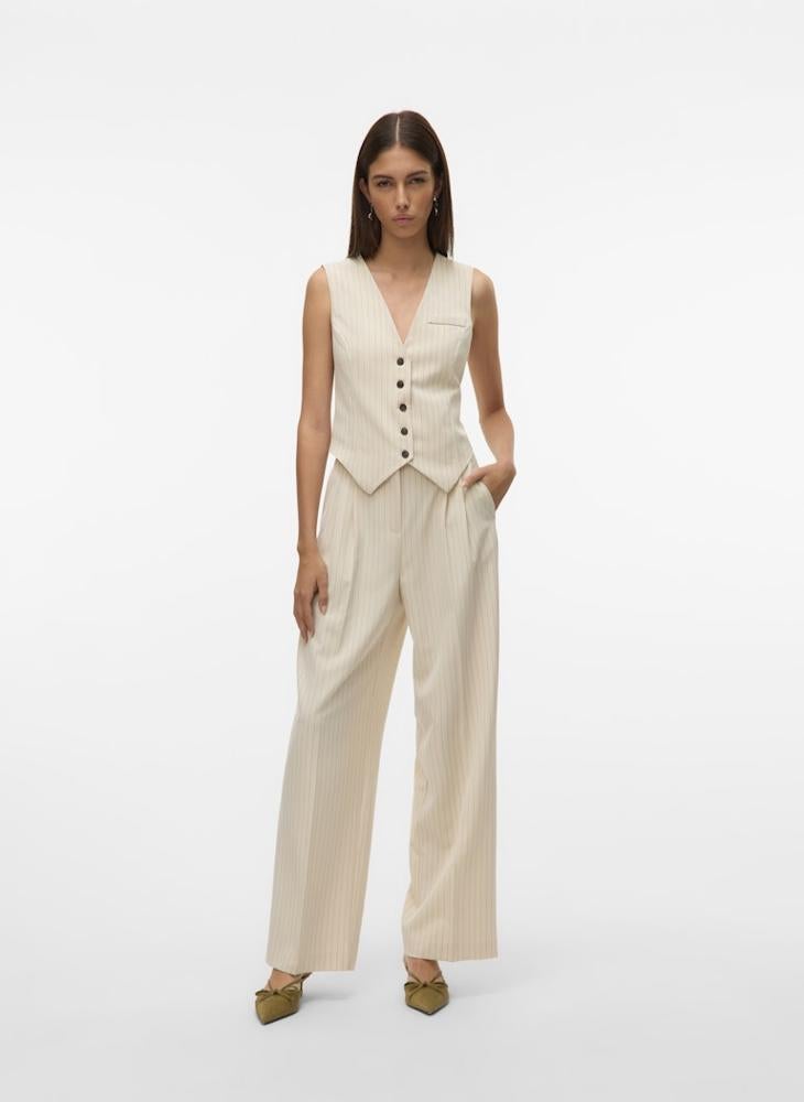 VERO MODA - Vmtroian Pintripe Tailored Vest - Image 1