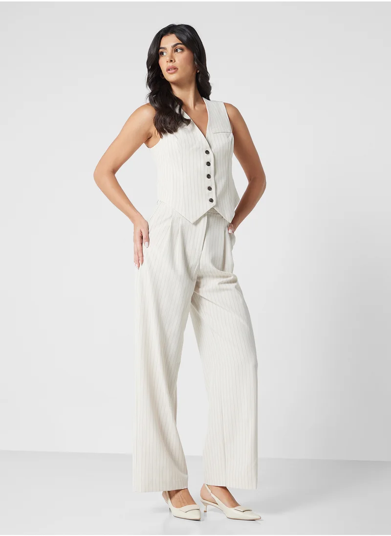 VERO MODA Vmtroian Pintripe Tailored Vest