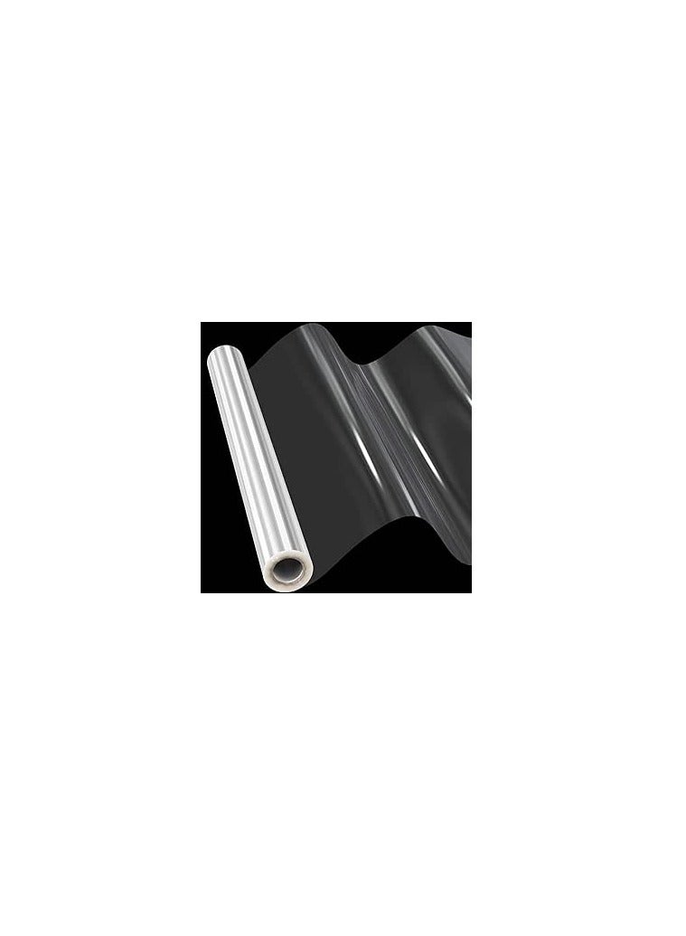 Terabyte Clear Cellophane Wrap Roll 16" x 100' 3 Mil Thick Cellophane For Gift Basket, Birthday, Mother's Day Gift Treats Goodie Wrapping Craft Flower Bouquet Plastic (Clear, 100ft (16in Width)) - Image 1