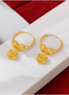 GOLDMAX Elegant 21k Gold Plated Earrings For Women  - Image 1