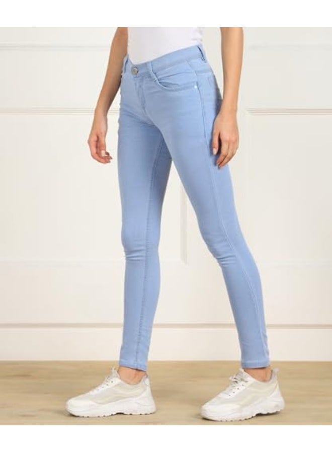 Nifty Women's Cotton Blend Stretchable Mid Rise Jeans - Image 3