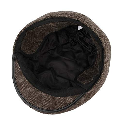 Krystle Men's Wool Cap (Kry/Earmuff/Golf/Bron-B_Brown_Free Size) - Image 3