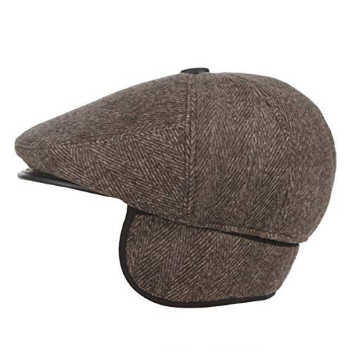 Krystle Men's Wool Cap (Kry/Earmuff/Golf/Bron-B_Brown_Free Size) - Image 2