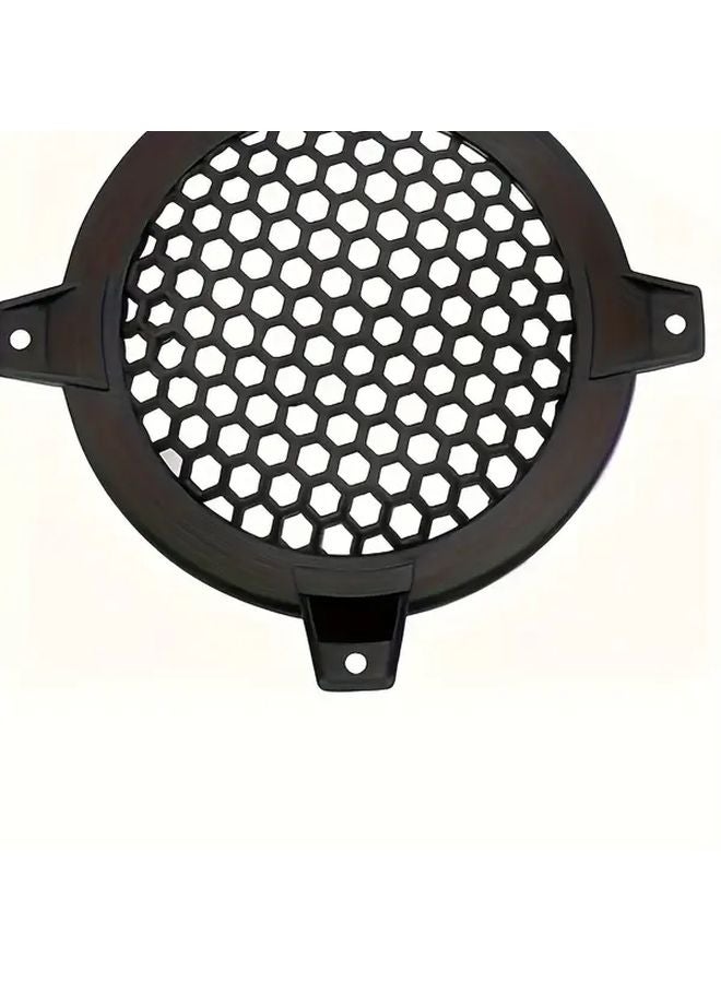 1pc Black Round Mesh Speaker Grill With Screws For Enhanced Sound Quality - Image 4