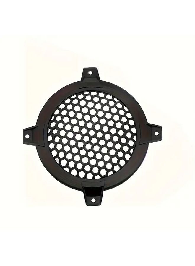 1pc Black Round Mesh Speaker Grill With Screws For Enhanced Sound Quality - Image 5
