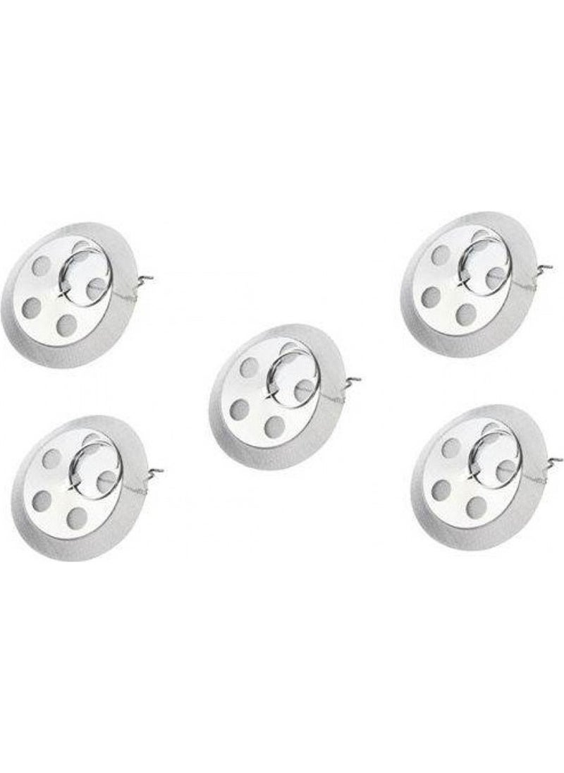 Tamu 5 Pcs Snap-on Tea Strainer in the Teapot - In-Teapot Strainer Pack of 5 