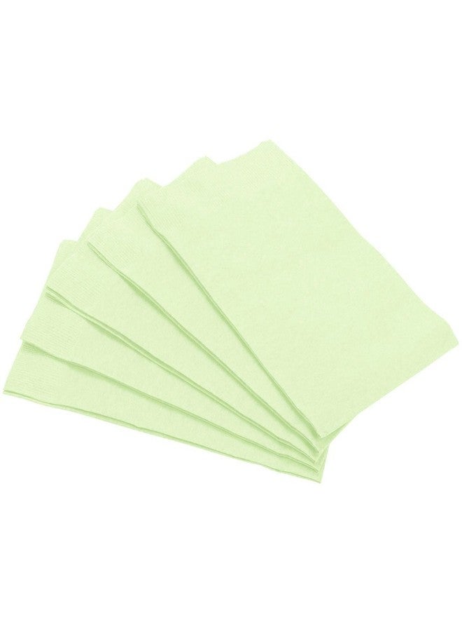 Amscan Leaf Green 3-Ply Guest Towels | Pack of 16 | Party Supply - Image 2