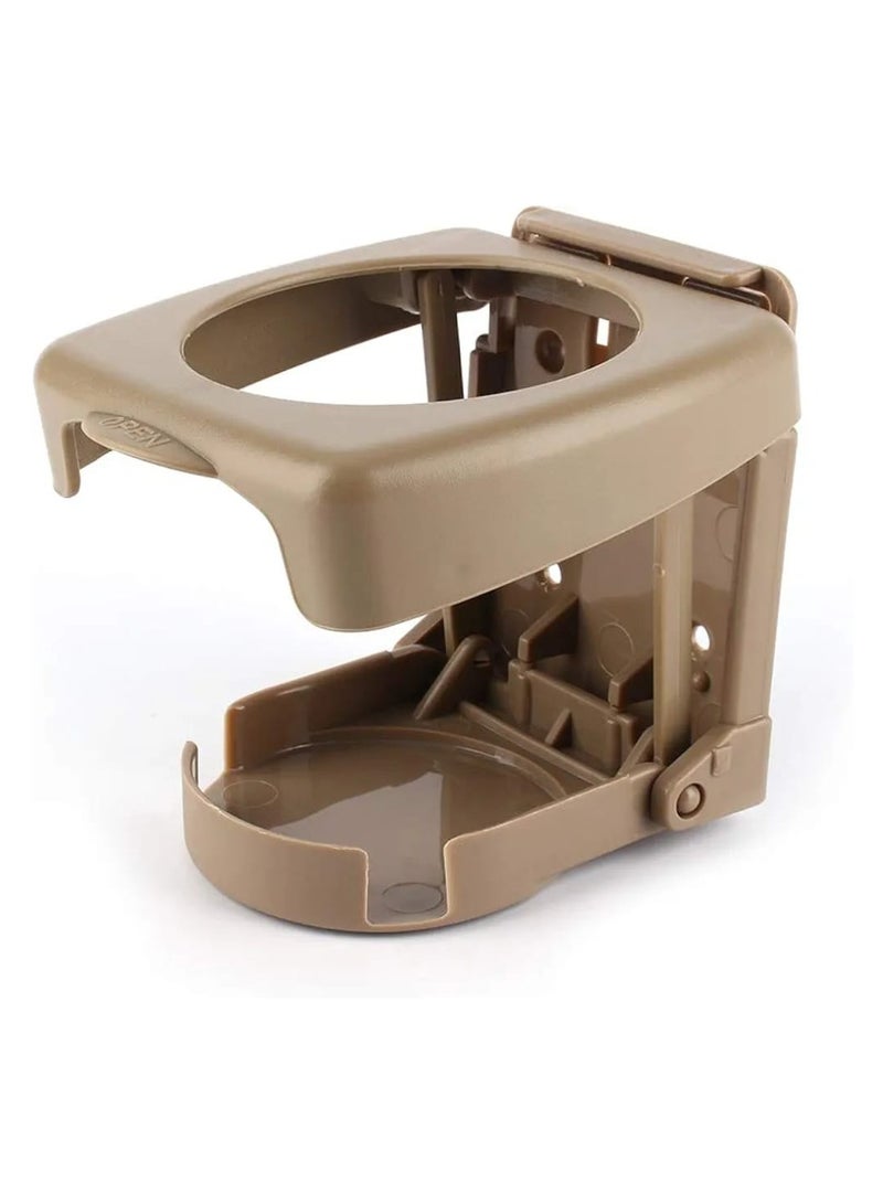 حامل أكواب السيارة، حامل زجاجة مياه عالمي بفتحة تهوية مع مشبك فتحة تهوية السيارة، حامل مشروبات متعدد الوظائف للسيارة والشاحنة والشاحنة وأكواب القهوة والعصير والشاي - Image 1