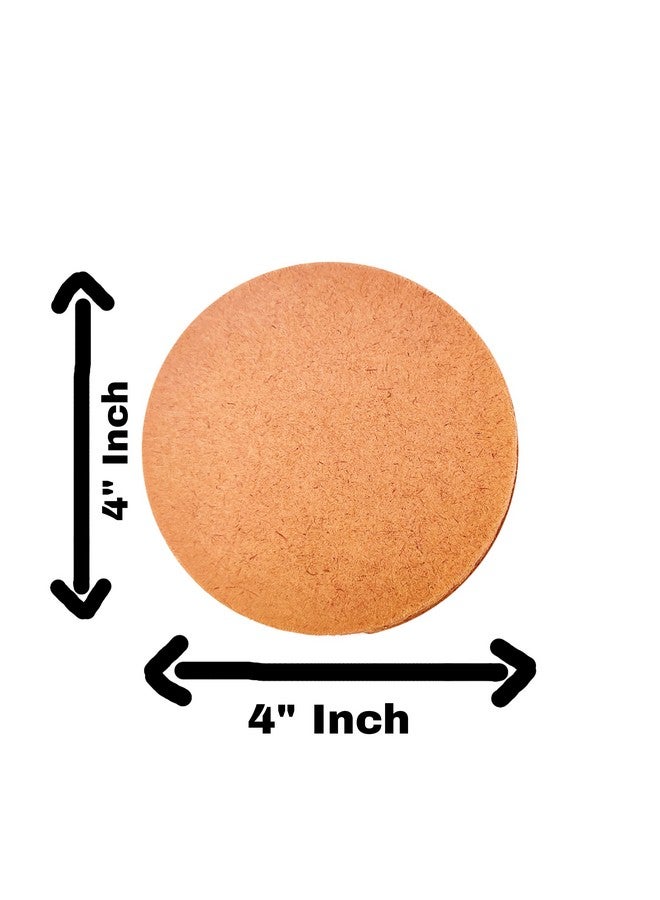 ORMANGO Combo Pack of 24 MDF Coasters for DIY Art Craft Projects,Unfinished Wood Pieces for Engraving,Painting,and Staining,Square and Round Coaster Set with Raw Natural Look, Durable and Lightweight - Image 2