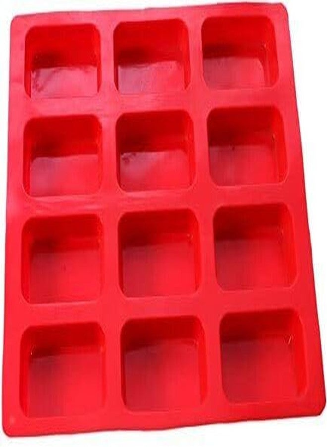 KITCHOOK Silicone Chocolate Mould 12 (Pack of 1) AJ 024 - Image 3