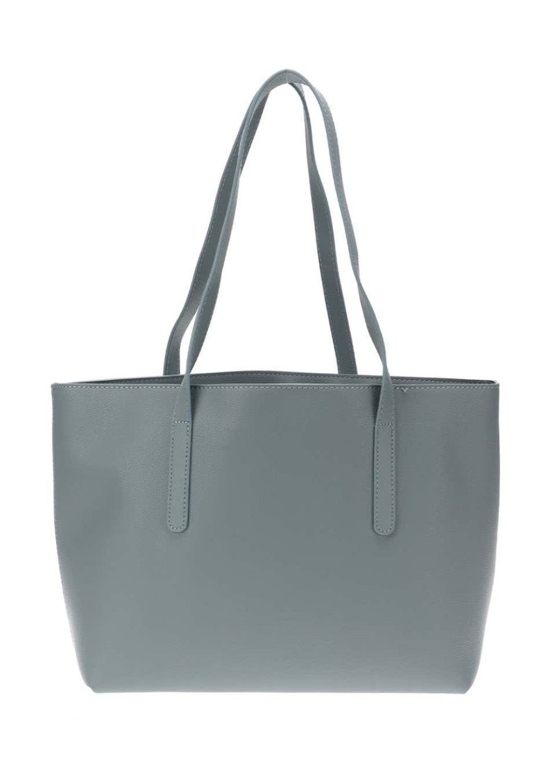 Mishkat Vegan Leather Tote Bag -Women - Gray