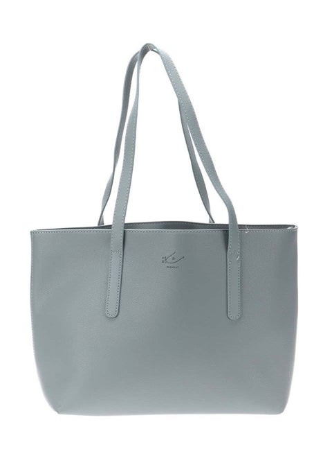 Mishkat Vegan Leather Tote Bag -Women - Gray