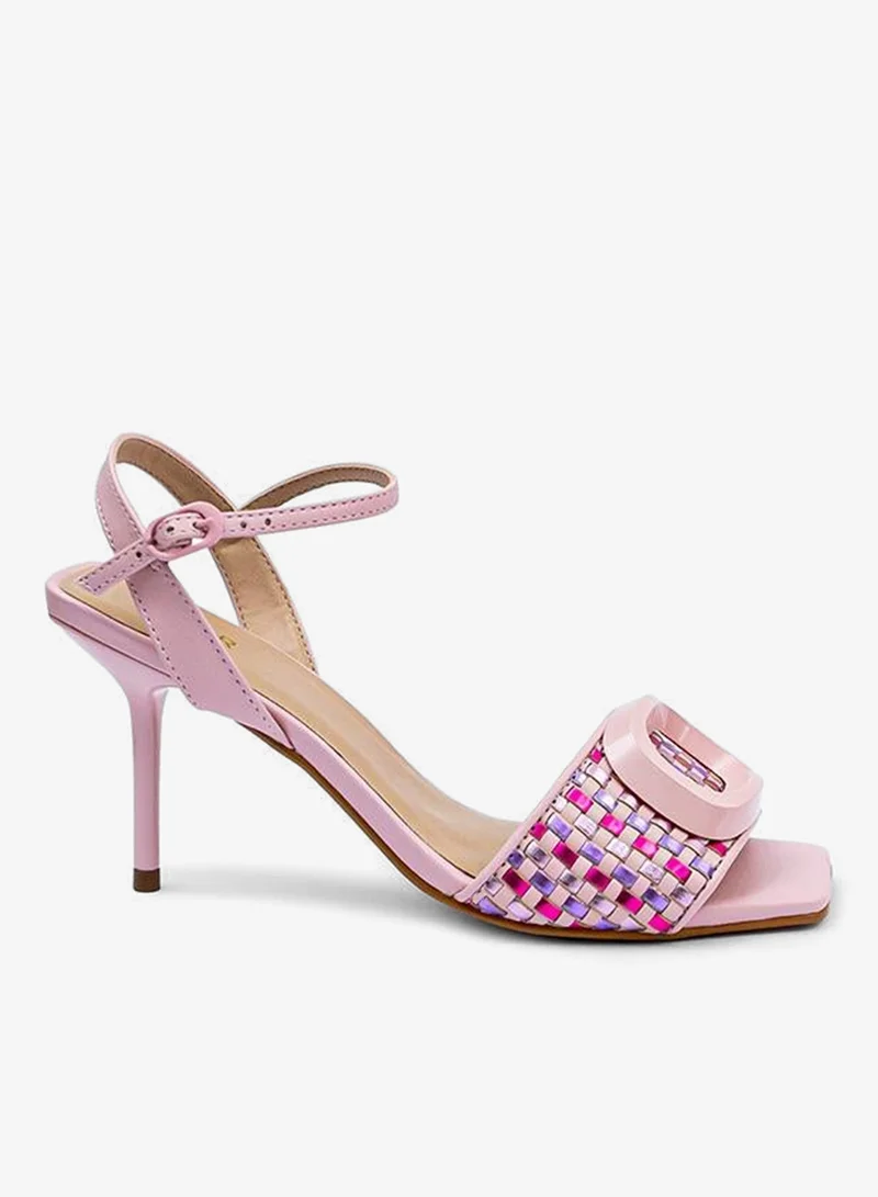 فايور Metallic High Heel Mule Sandal BWR 073