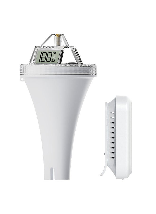 BALDR - Pool Thermometer Floating Easy Read Digital Swimming Pool Thermometer Wireless Water Temperature Gauge with Indoor Thermometers Floating Thermometer - Image 1