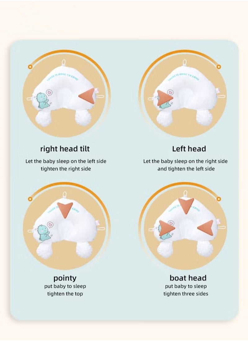 MIXDE Baby Newborn Nursing Sleeping Pillow Anti-Startle Toddler Boys and Girls Comfortable Lightweight Shaping Pillows for Kids Infant  - Image 3