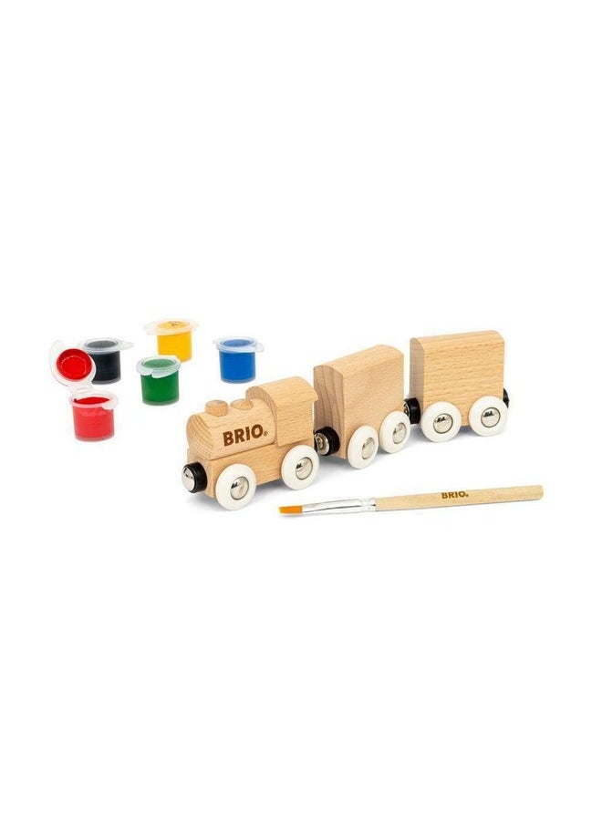 Brio BRIO - 36006 Paint Train | Wooden DIY Customisable Toy Train for Kids Aged 5 Years Up  - Image 3