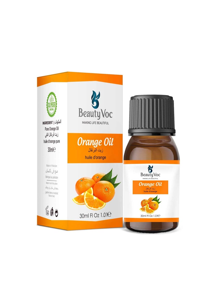 BEAUTY VOC Orange Oil Extracted from the Finest Oranges with Invigorating Aroma for Beauty and Wellness for Revitalizing Skin, Uplift Mood, and Induce Relaxation, 30ml  - Image 2