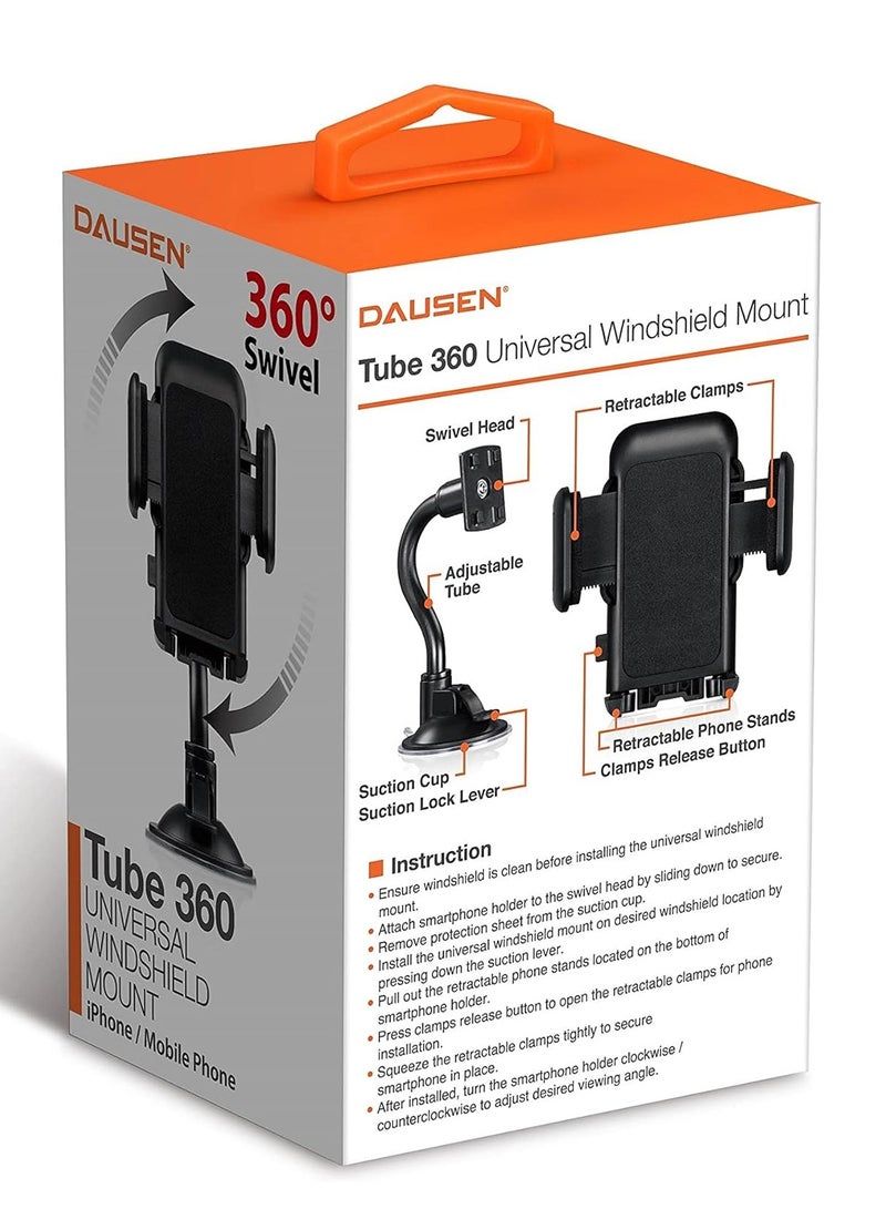 DAUSEN Tube 360 Universal Windshield Mount SP102 - Image 5