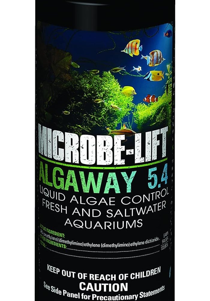 Microbe Lift Microbe-Lift Algaway 5.4 Liquid Algae Control for Fresh and Saltwater Aquariums - Image 1