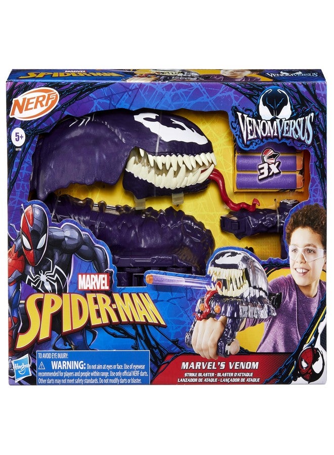 Marvel Spider-Man VenomVersus Marvel’s Venom Strike Blaster, NERF Spider-Man Toy, Super Hero Toys for Kids Ages 5+ - Image 2