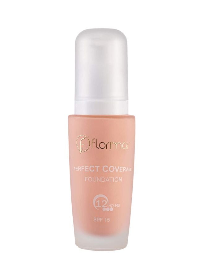 flormar Perfect Coverage Liquid Foundation SPF 15 114 Light Beige - Image 1