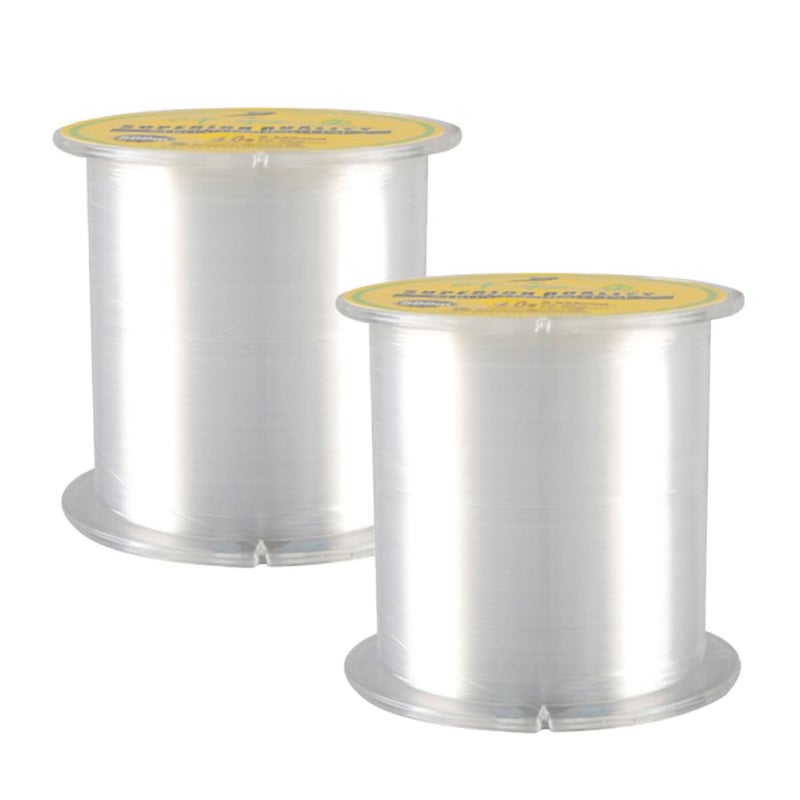 Nylon Monofilament Fishing Line 500M Invisible High Tensile Strength for Sea Casting - Image 2