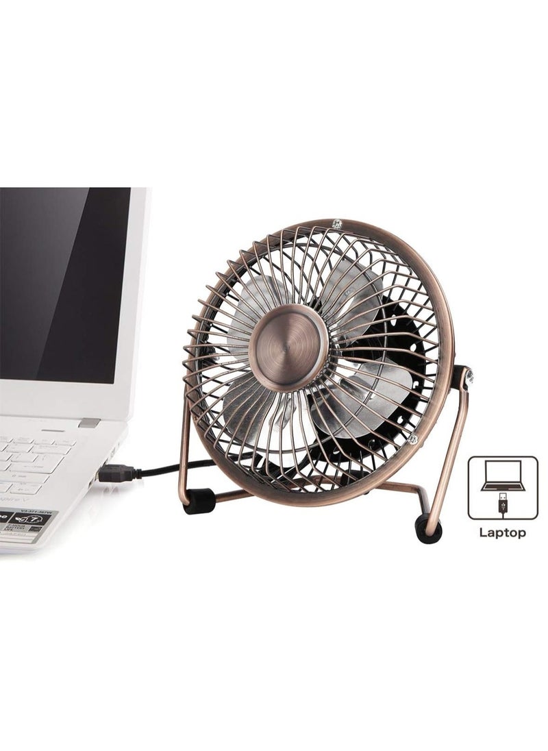 Generic Portable Mini USB Fan – Quiet Desktop Cooling – Rotating Design –  for Office & Computer Use  - Image 3