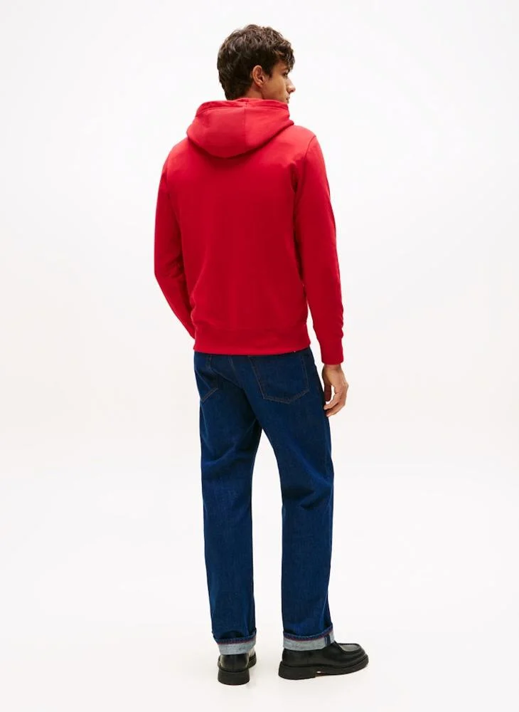 TOMMY HILFIGER Flag Graphic Drawstring Hoody