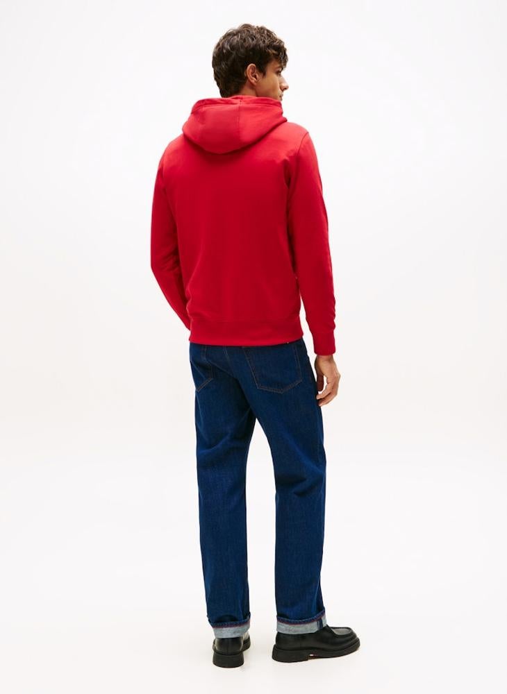 TOMMY HILFIGER Flag Graphic Drawstring Hoody - Image 2