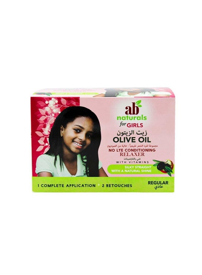 AB Naturals Natural Hair Straightening Kit with Olive Oil - Normal