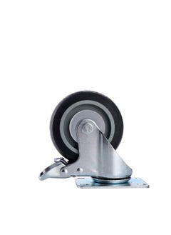 BMB tools 2-Piece 75mm Grey TPR Double Ball Bearing Caster - Swivel - Screw M12x30mm  - Image 3