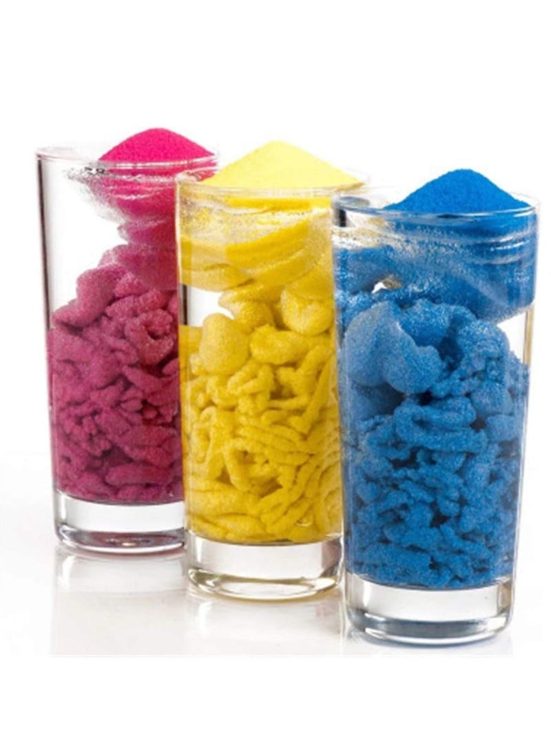 Beauenty - 6 Pack Colorful Magic Sand - Space Sand Hydrophobic Sand Play Sand Colored Sand Toys Gifts for Kids,Stress Reliever, Learning Tool, Novelties, Party Favors - Image 1