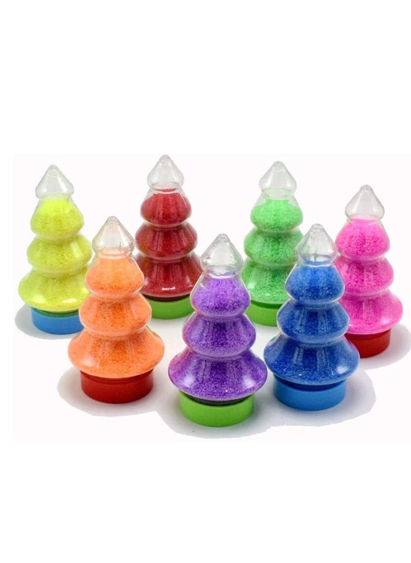 Beauenty - 6 Pack Colorful Magic Sand - Space Sand Hydrophobic Sand Play Sand Colored Sand Toys Gifts for Kids,Stress Reliever, Learning Tool, Novelties, Party Favors - Image 1