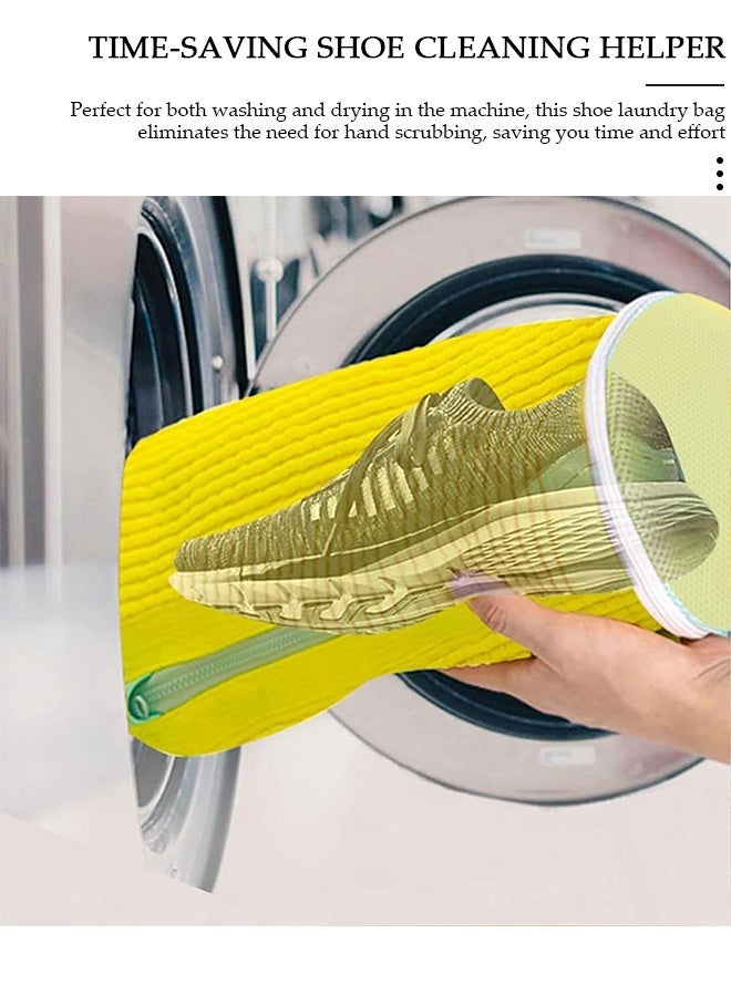 DUNISO Shoe Washing Bags,Laundry Shoe Bag For Washer And Dryer,Shoe Cleaning Bag for Washing Machine Protect Shoes Preserves Shape And Color,Reusable Shoe Cleaner Bag for All Shoe Types and Sizes - Image 5