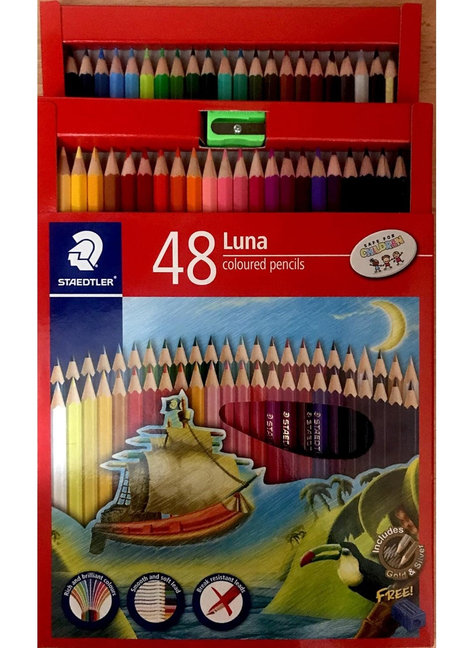 STAEDTLER Staedtler Luna Coloured Pencil Set Pack of 48  - Image 5