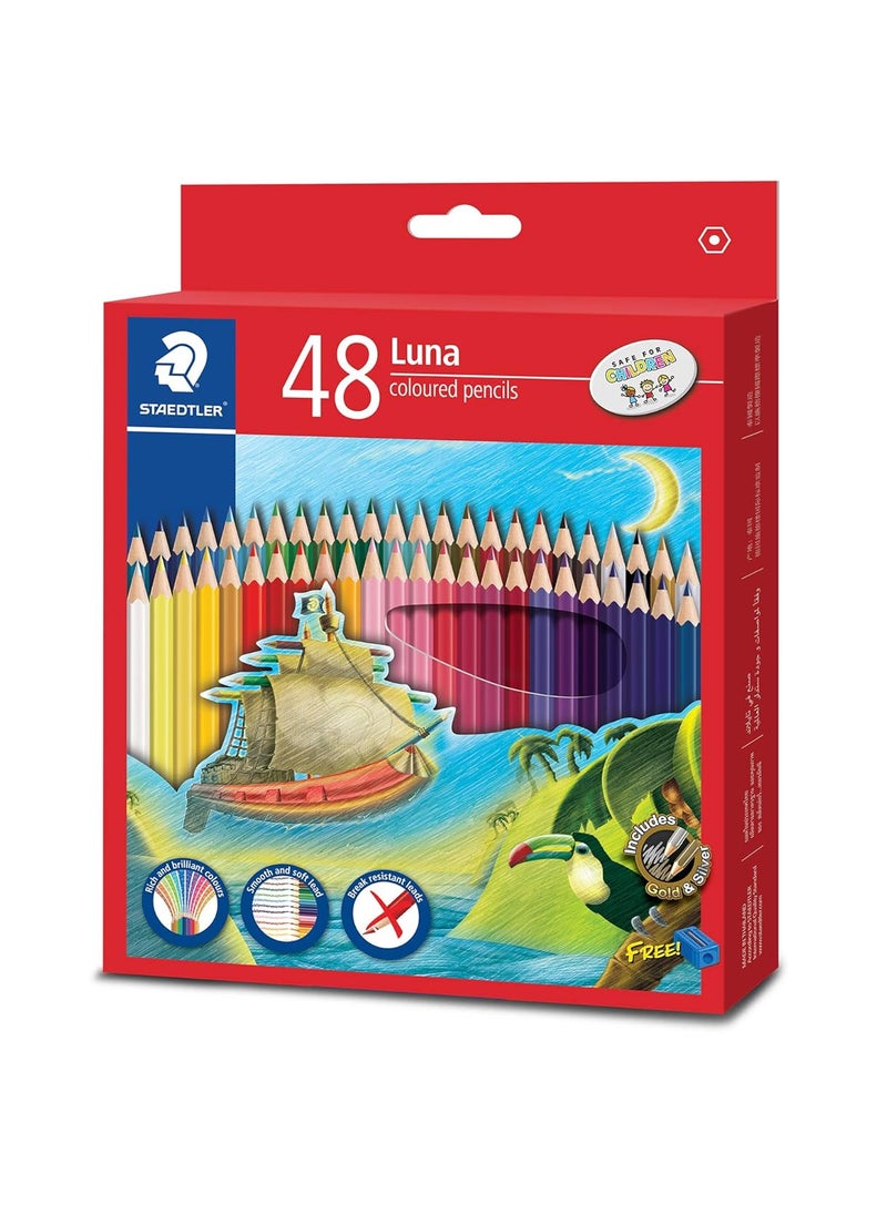 STAEDTLER Staedtler Luna Coloured Pencil Set Pack of 48  - Image 1