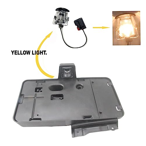 JINCHEN Black Rear License Plate Holder Frame with License Plates Mounting Bracket Compatible with Jeep Wrangler JK 20072017 - Image 3