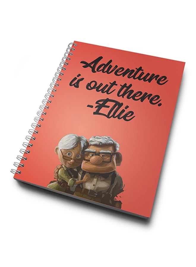 LOUD UNIVERSE دفتر ملاحظات هاردكفر متعدد الألوان من إلي كوت فيلم أب سبايرل - Image 1