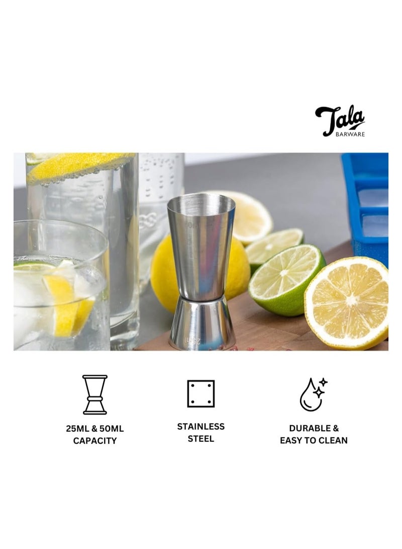 Tala Dual-Sided Stainless Steel Jigger for Accurate Measuring – 9x8 cm  - Image 2