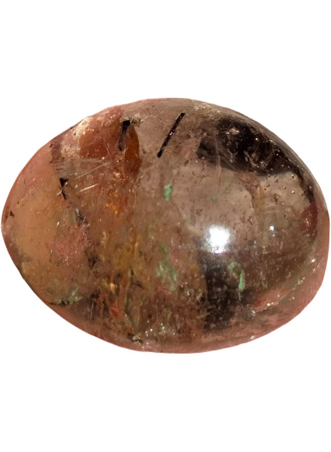 حجر كوارتز دخاني طبيعي اصلي تماما حجم مناسب لعمل خاتم او دلاية - Image 1