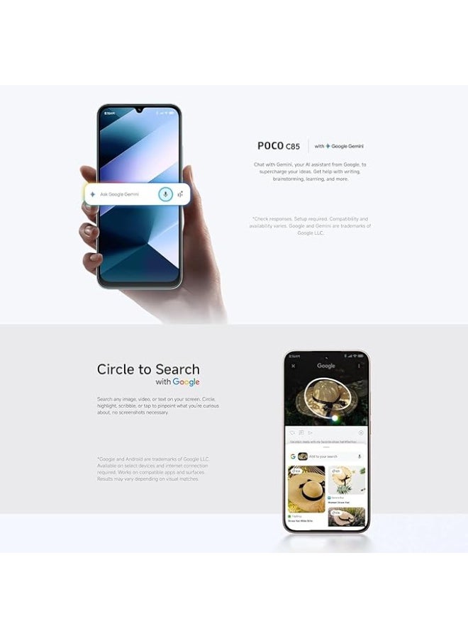 POCO C85 Black 8GB RAM 256GB ROM - Image 3