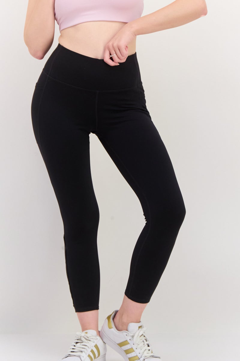 SKECHERS سروال رياضي نسائي مناسب للتدريب، أسود - Image 1
