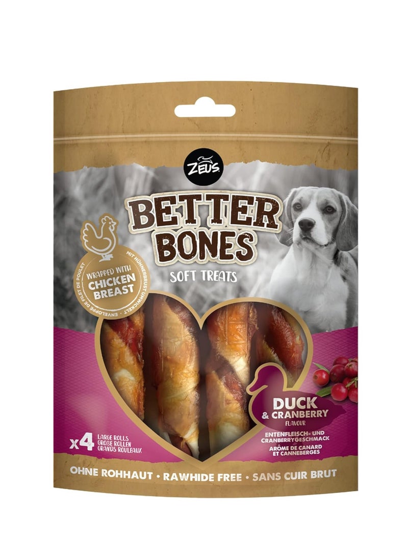Zeus Better Bones Duck Large Rolls - Image 1