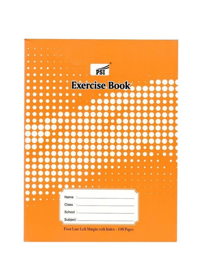 Psi 6-Piece Exercise Note Book Four Lined 100 Pages - Image 2