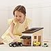 OOOK Wooden Dollhouse Garage Set Includes Workbench Lawn Mower Bicycle and Car Dollhouse Furniture Accessories for Kids - Image 4