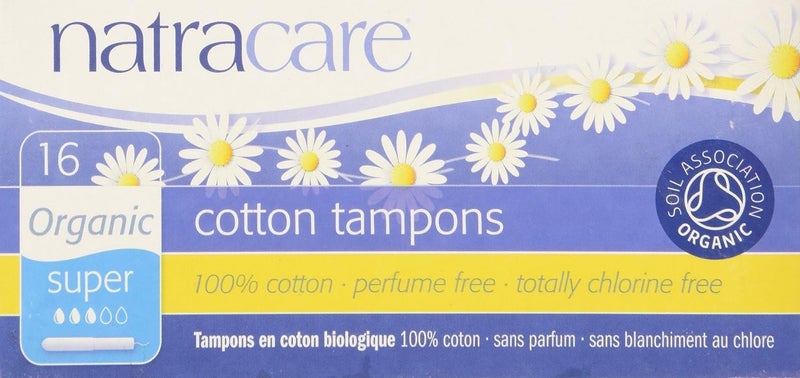 Natracare Organic Applicator Tampons Super x 16 - Image 1