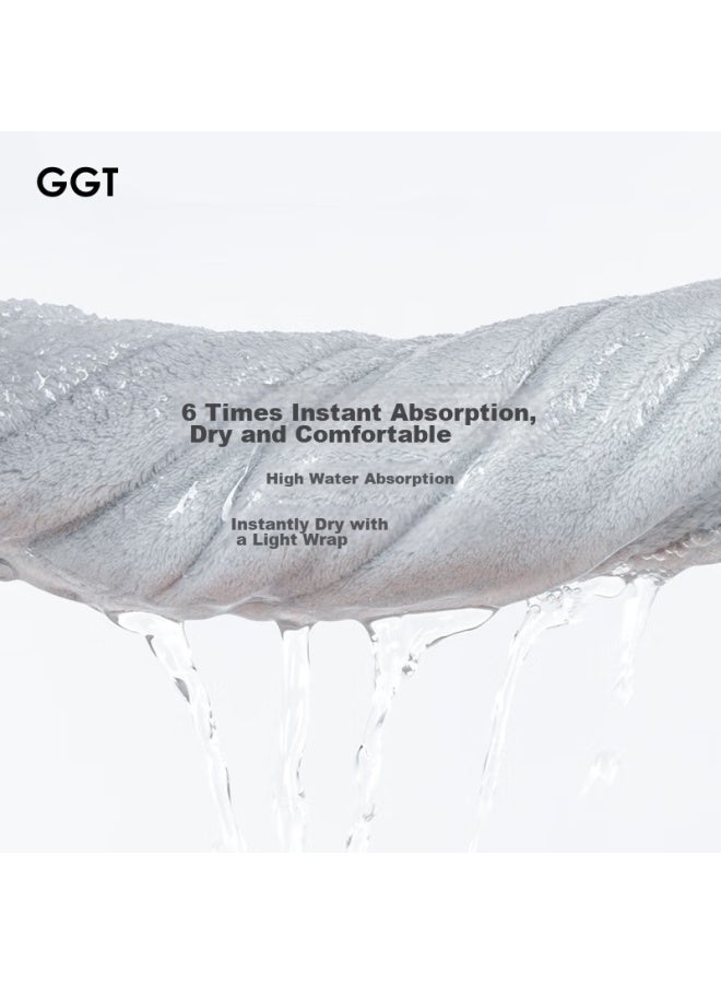 Ggt Snowflake Velvet Bath Towel Set Of Two, High-quality Absorbent Quick-drying Towel For Men And Women, Home Use, Lint-free, Air Color - Image 5