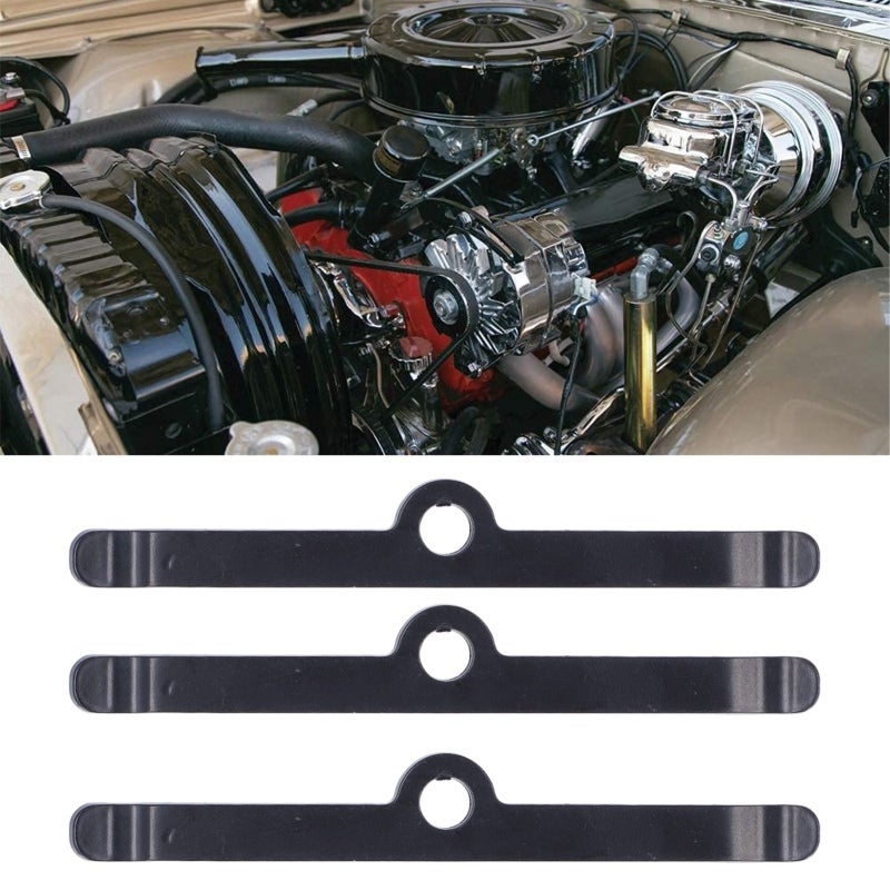 Aluminum Alloy Valve Cover Spreader Bars 8pcs 4-3/4in Replacement for Chevy SBC 283 305 327 350 383 400 Engines - Rustproof Bonnet Bolt Load Dispersal Hold Down Bars for Engine Gasket Seal - Image 5